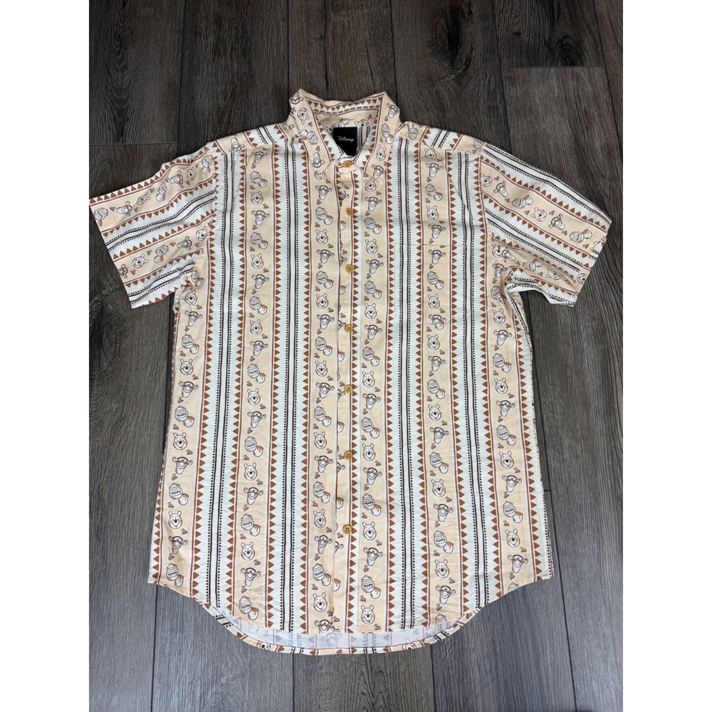 Disney BoxLunch Winnie The Pooh Tigger Button Down Shirt Medium Disneycore